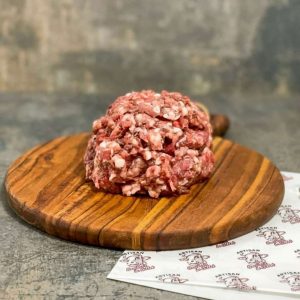 Chair à pâté artisanale – Formule 3kg+, préparée à la Boucherie Le Billot à Saint-Alban avec de la viande de porc française.