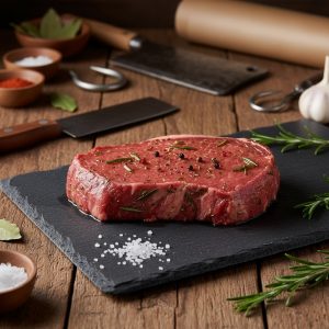 Pavé de bœuf mariné – Formule 3kg+, préparé à la Boucherie Le Billot à Saint-Alban à partir de viande de bœuf française marinée aux herbes.