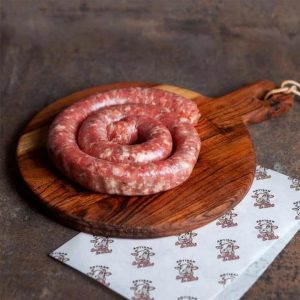 Saucisse fraîche artisanale de porc — Formule 3kg+ proposée par la Boucherie Le Billot à Saint-Alban